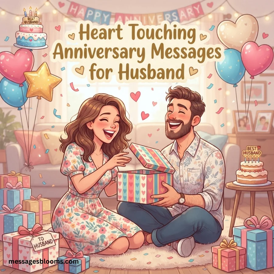 Heart Touching Anniversary Messages for Husband