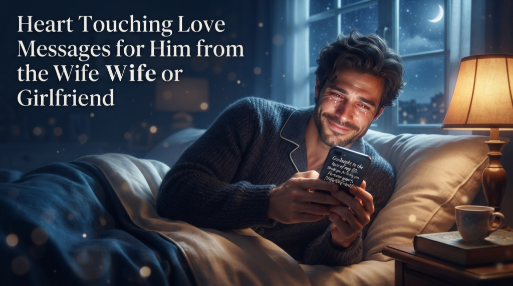 Heart Touching Love Messages for Him from the Wife or Girlfriend
