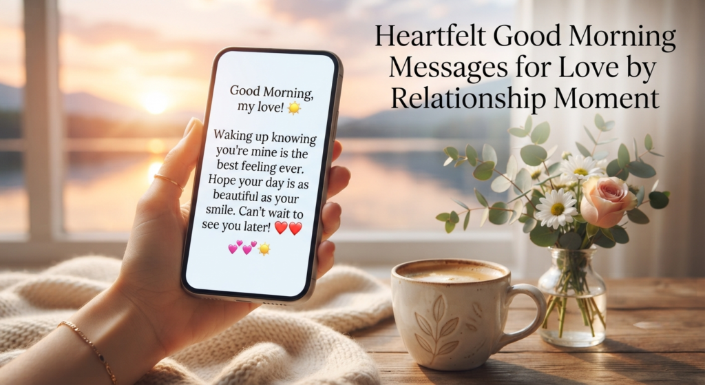 Heartfelt Good Morning Messages for Love by Relationship Moment