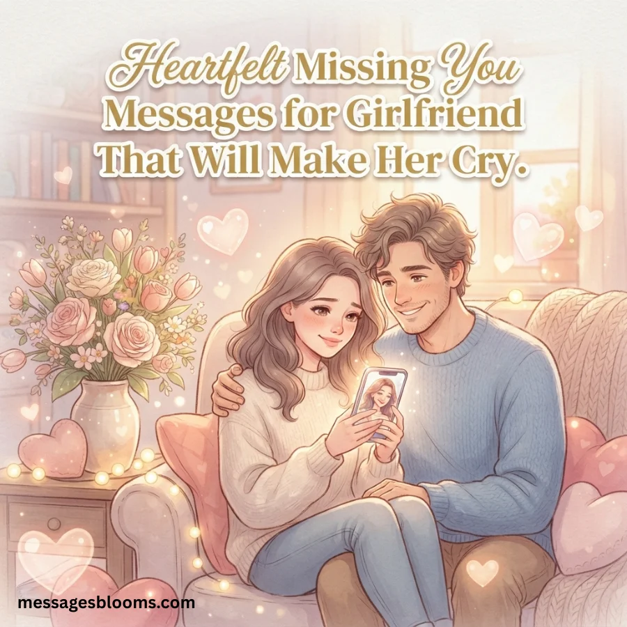 Heartfelt Missing You Messages for Girlfriend That Will Make Her Cry