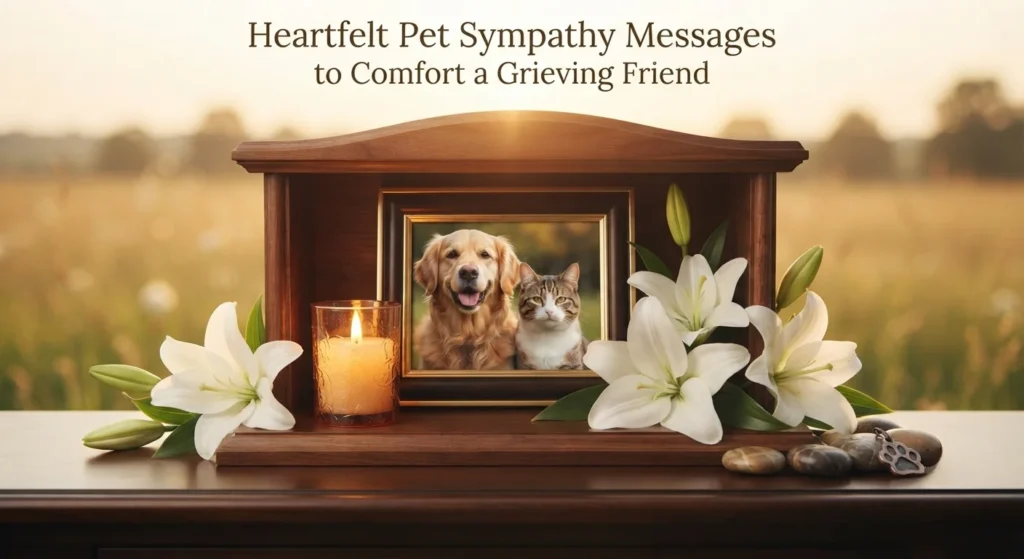 Heartfelt Pet Sympathy Messages to Comfort a Grieving Friend