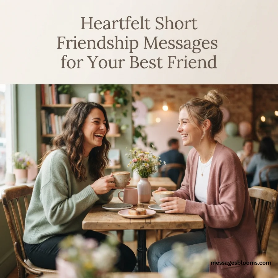 Heartfelt Short Friendship Messages for Your Best Friend