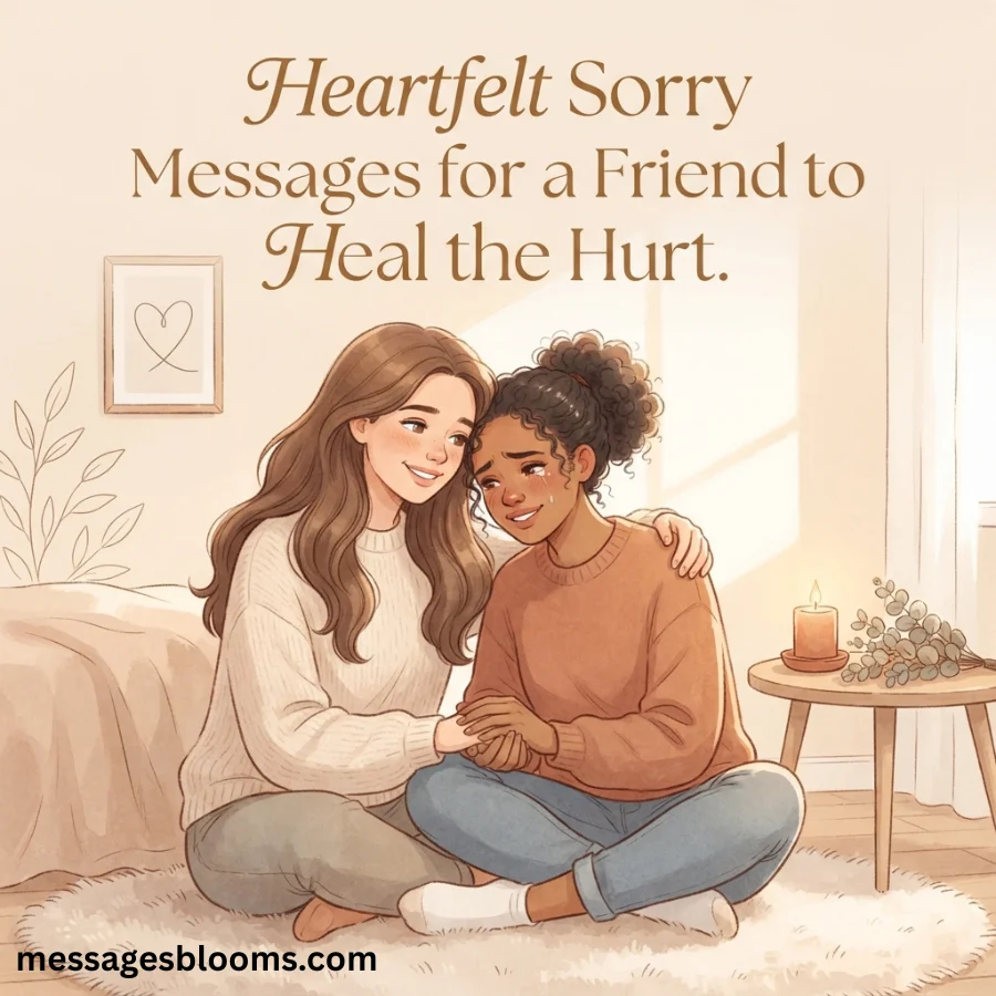 Heartfelt Sorry Messages for a Friend to Heal the Hurt