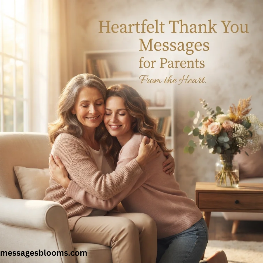 Heartfelt Thank You Messages for Parents From the Heart