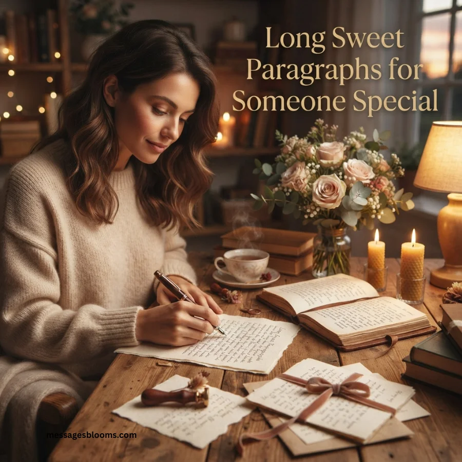 Long Sweet Paragraphs for Someone Special
