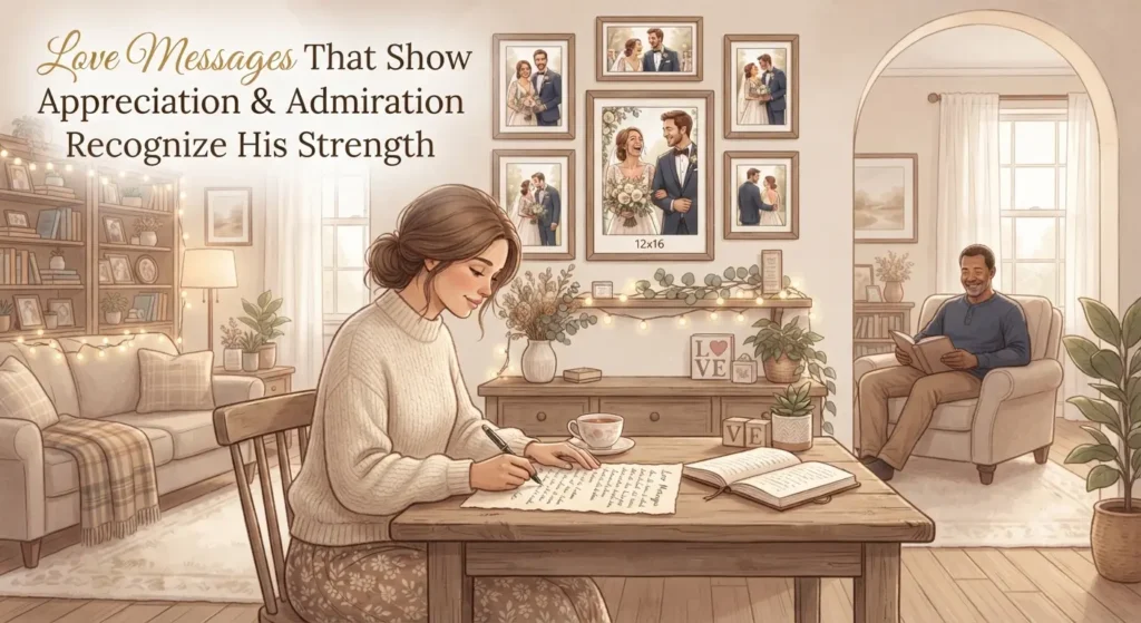 Love Messages That Show Appreciation & Admiration Recognize His Strength