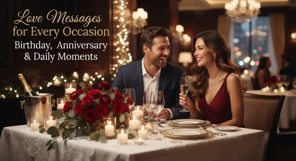 Love Messages for Every Occasion Birthday, Anniversary & Daily Moments