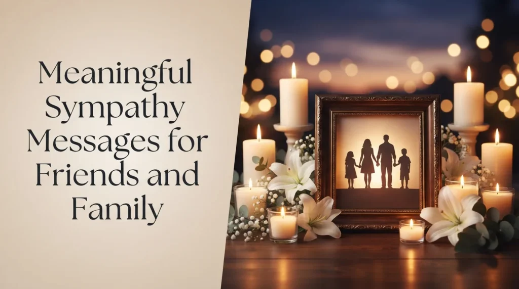 Meaningful Sympathy Messages for Friends and Family