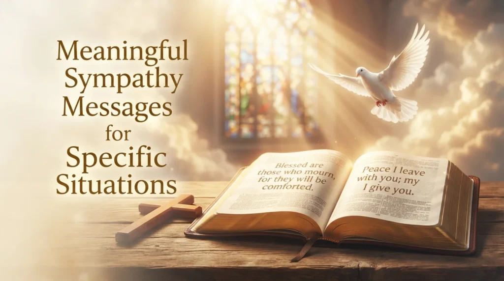 Meaningful Sympathy Messages for Specific Situations