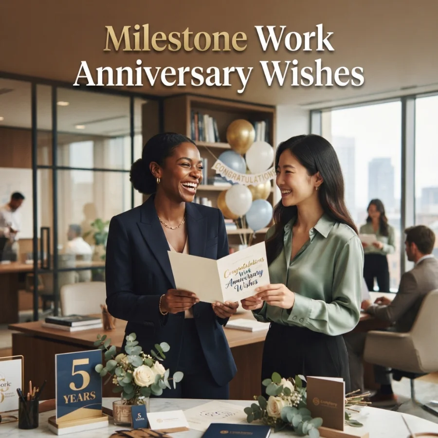 Milestone Work Anniversary Wishes
