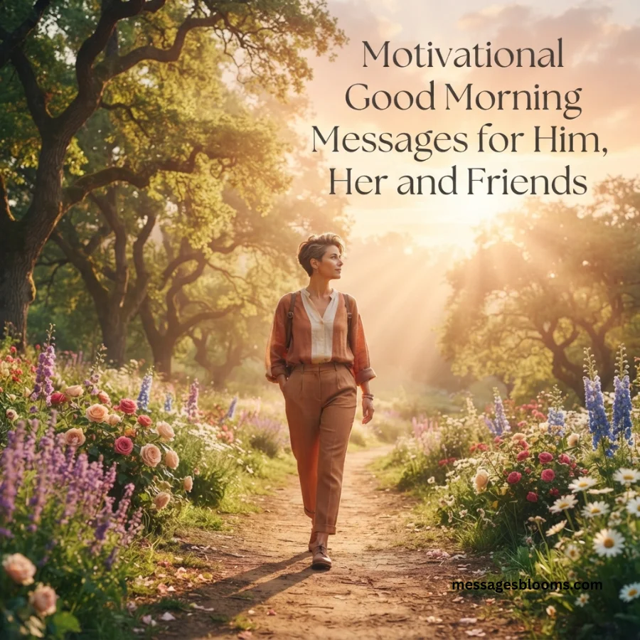 Motivational Good Morning Messages for Him, Her and Friends
