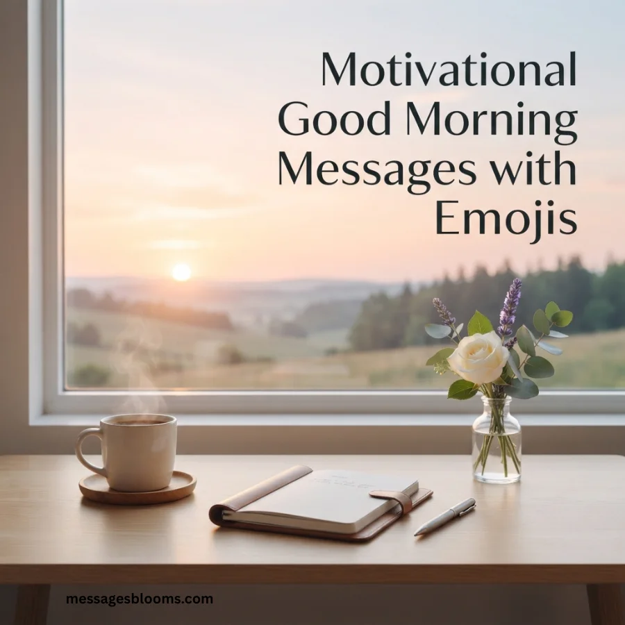 Motivational Good Morning Messages with Emojis
