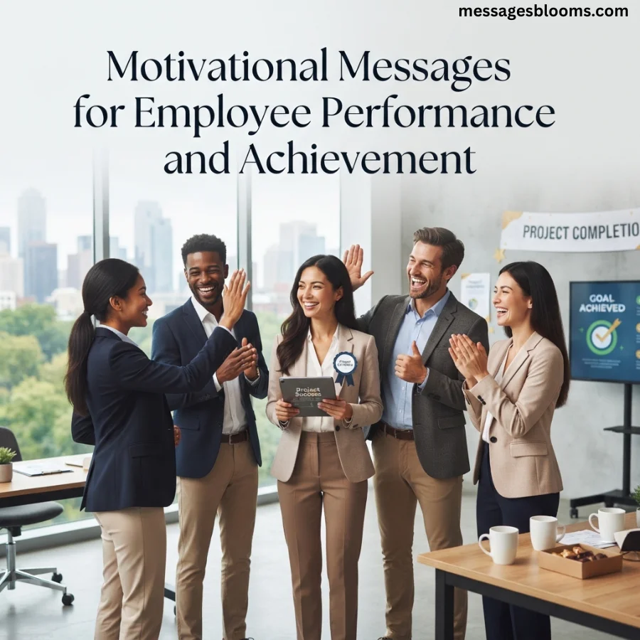 Motivational Messages for Employee Performance and Achievement