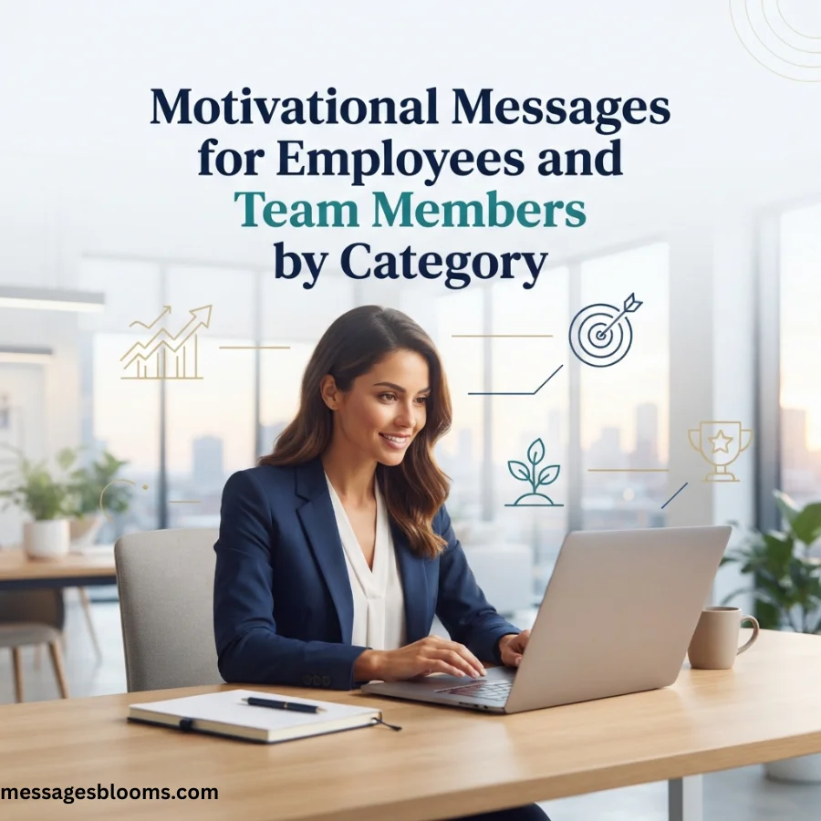 Motivational Messages for Employees and Team Members by Category