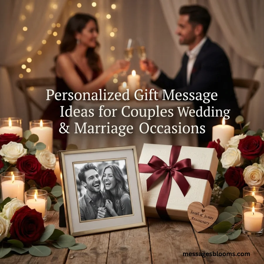 Personalized Gift Message Ideas for Couples Wedding & Marriage Occasions