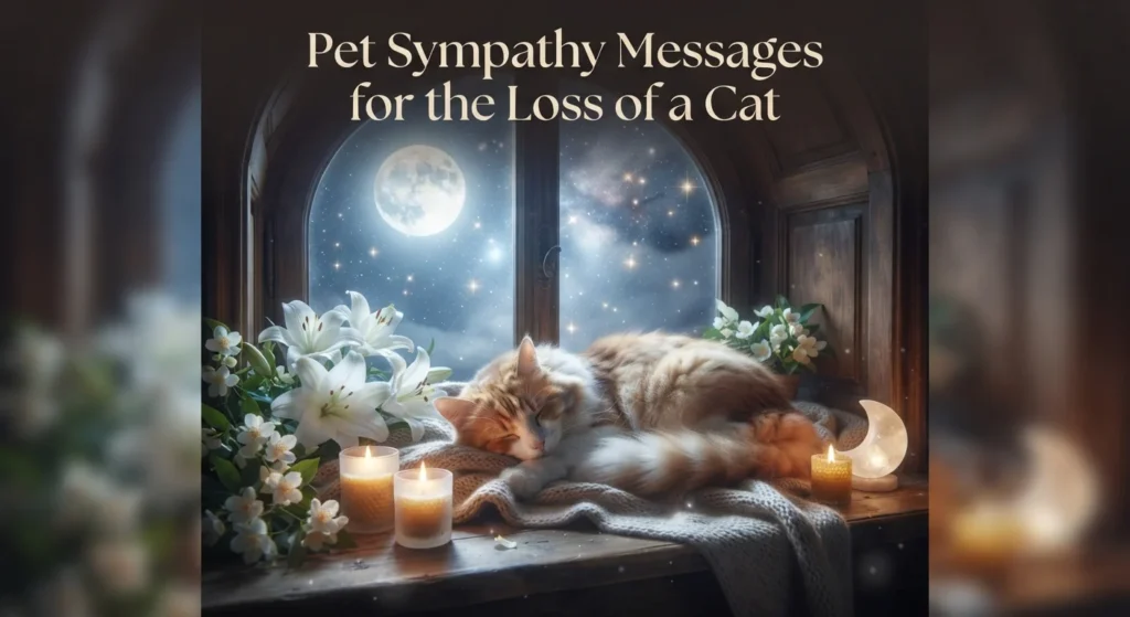 Pet Sympathy Messages for the Loss of a Cat