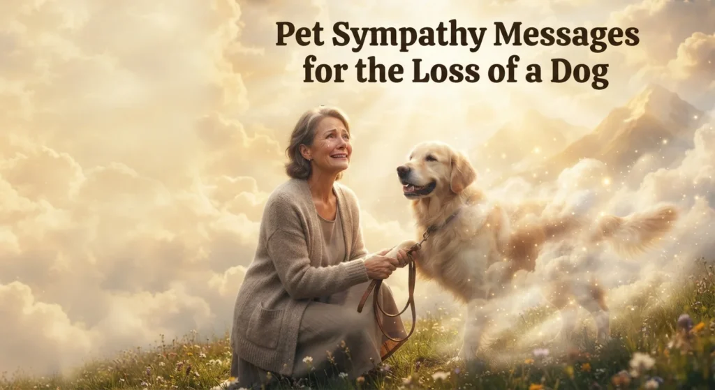 Pet Sympathy Messages for the Loss of a Dog