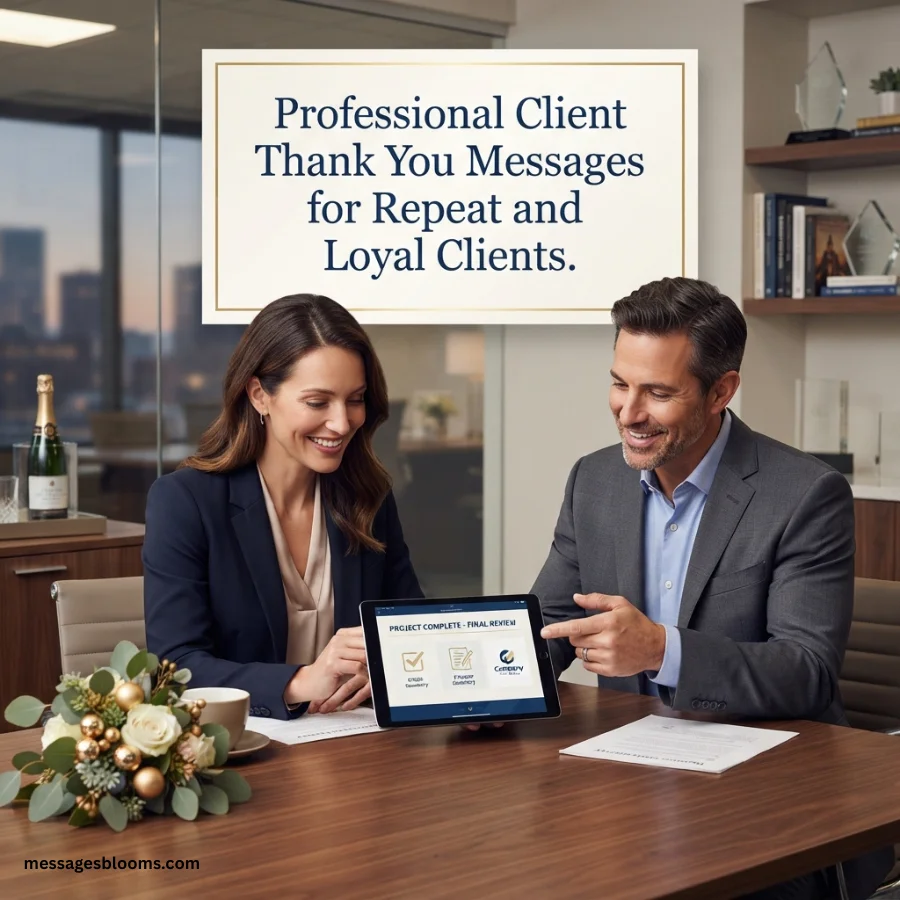 Professional Client Thank You Messages for Repeat and Loyal Clients