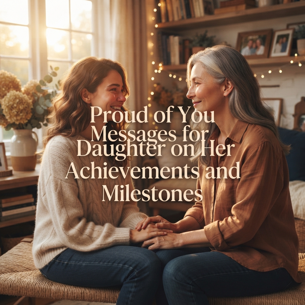 Proud of You Messages for Daughter on Her Achievements and Milestones