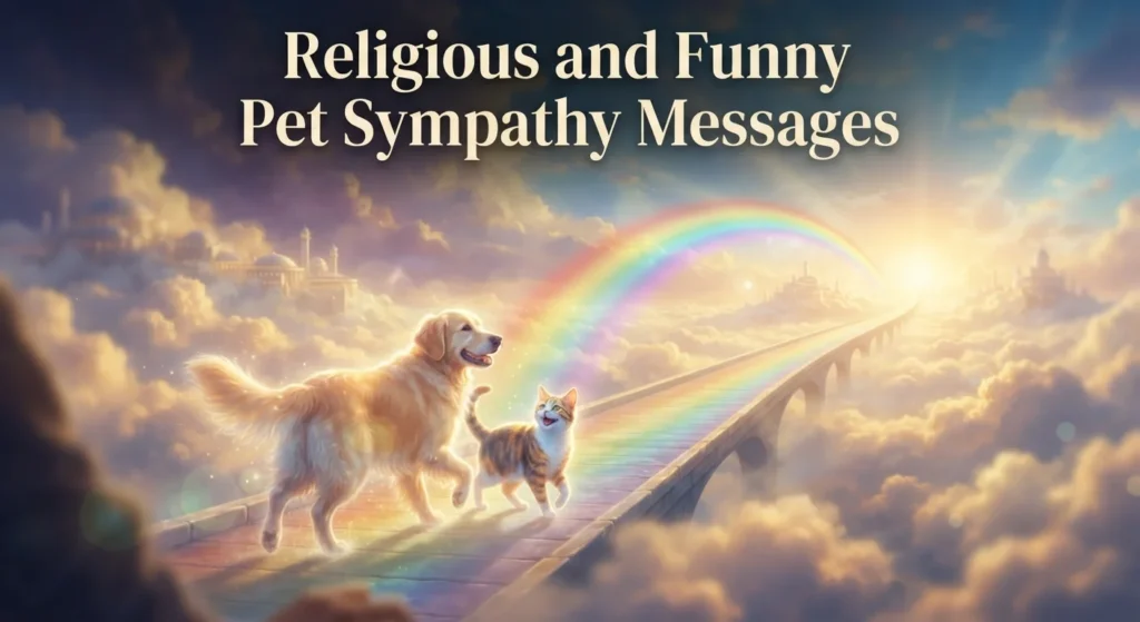 Religious and Funny Pet Sympathy Messages