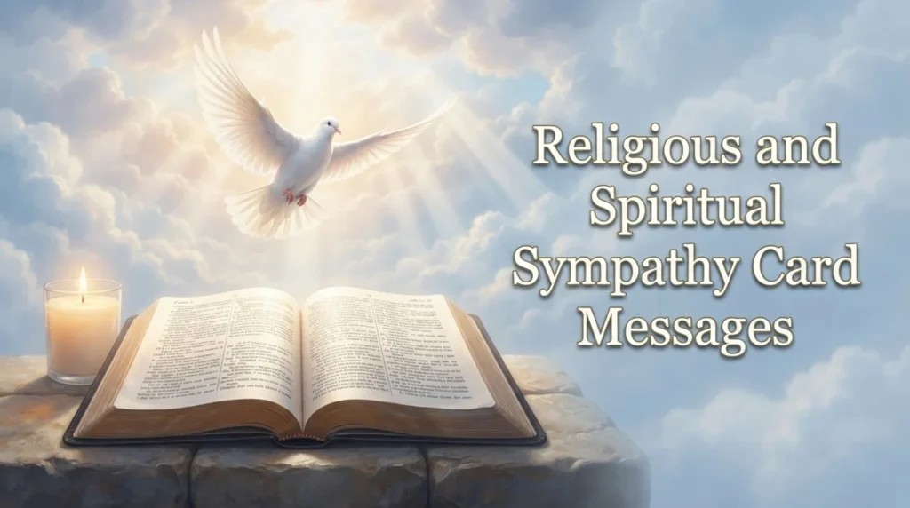 Religious and Spiritual Sympathy Card Messages