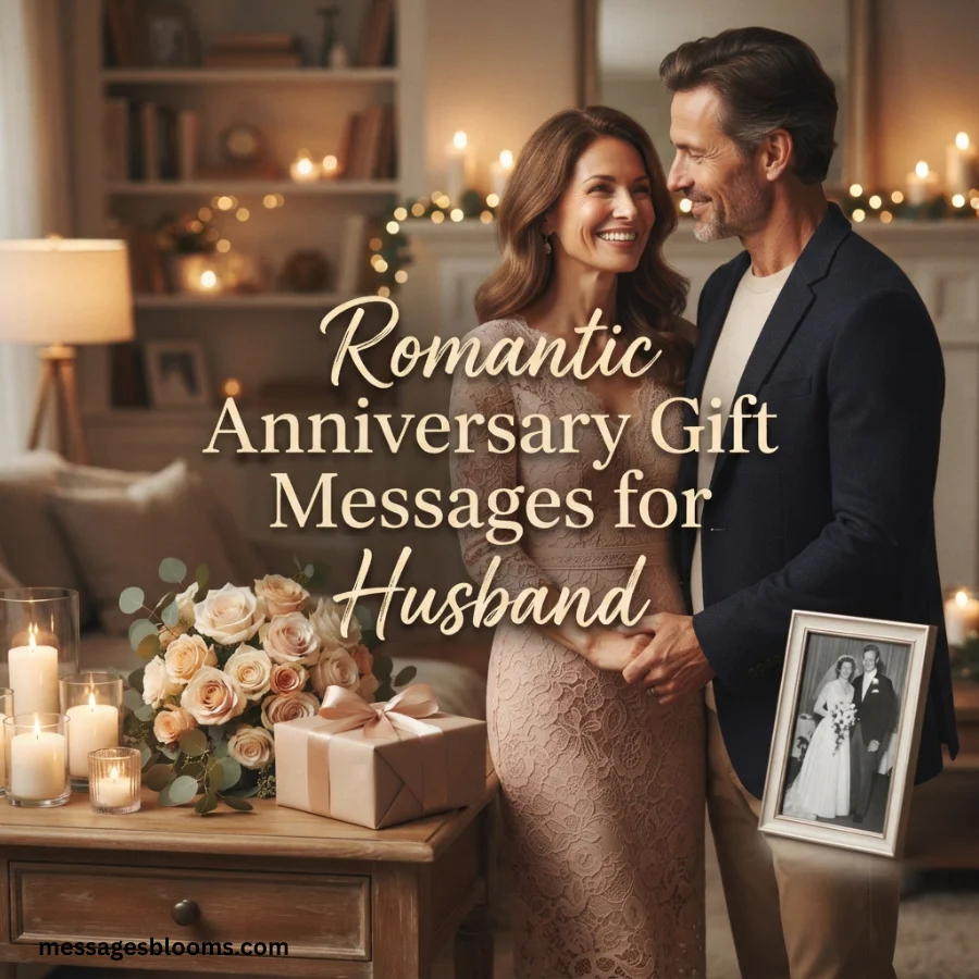 Romantic Anniversary Gift Messages for Husband