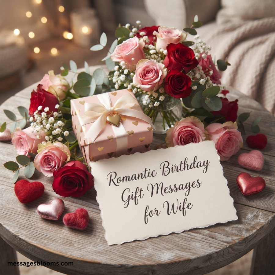 Romantic Birthday Gift Messages for Wife