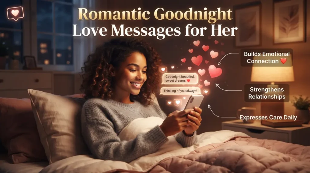 Romantic Goodnight Love Messages for Her