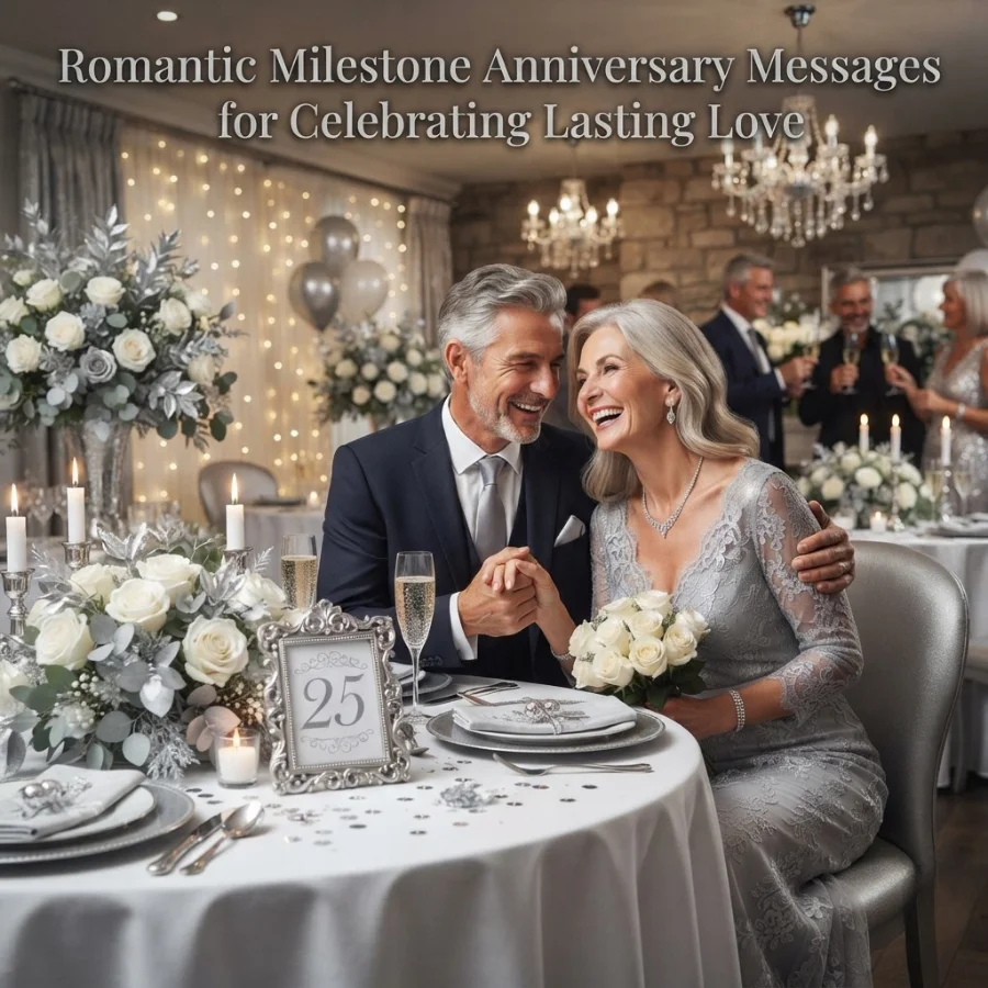 Romantic Milestone Anniversary Messages for Celebrating Lasting Love