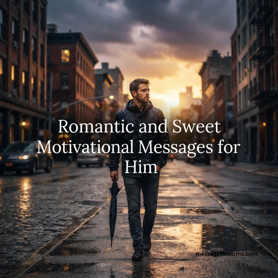 Romantic and Sweet Motivational Messages for Him