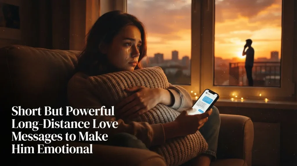 Short But Powerful Long-Distance Love Messages to Make Him Emotional