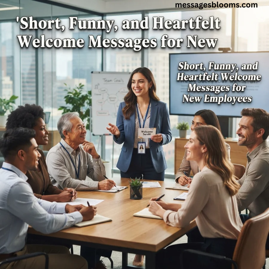 Short, Funny, and Heartfelt Welcome Messages for New Employees