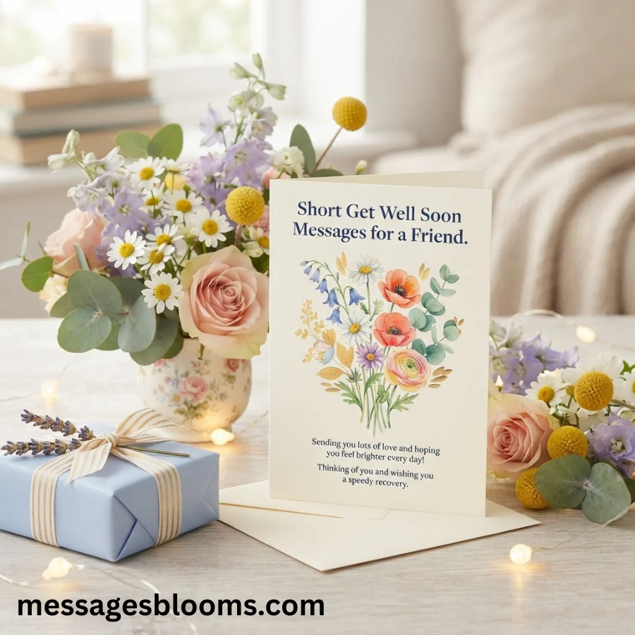 Short Get Well Soon Messages for a Friend