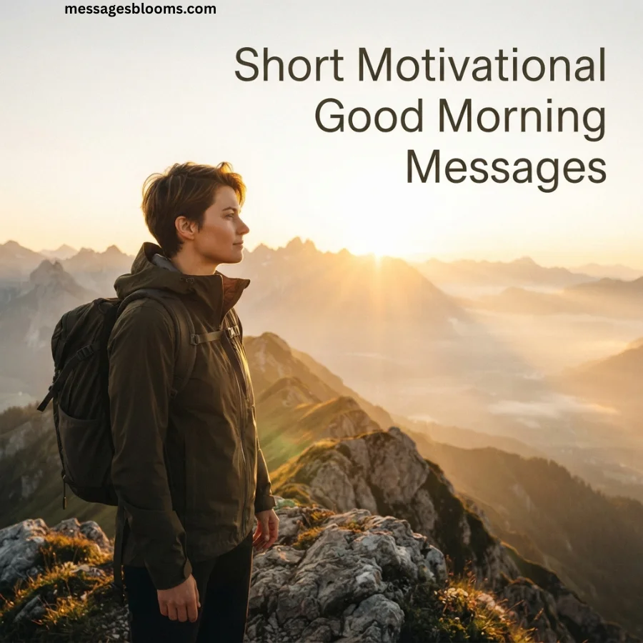 Short Motivational Good Morning Messages