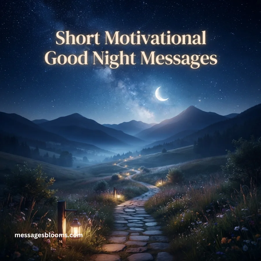 Short Motivational Good Night Messages