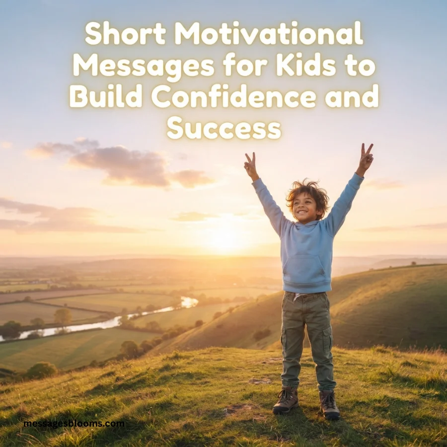 Short Motivational Messages for Kids to Build Confidence and Success