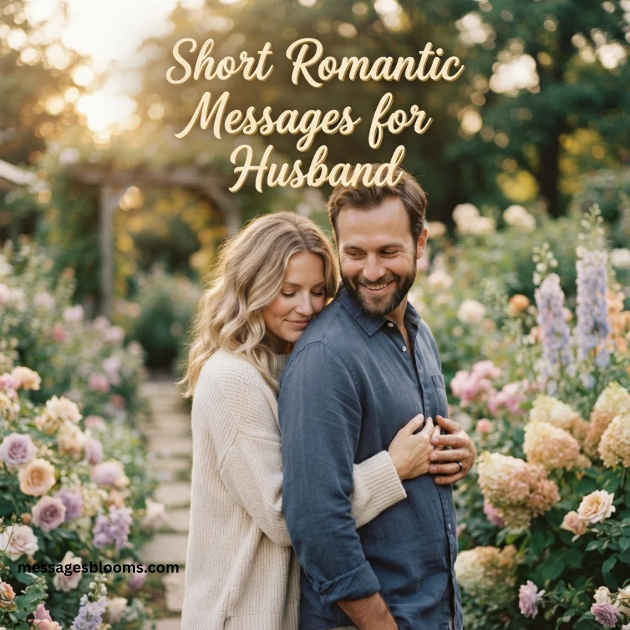 Short Romantic Messages for Husband