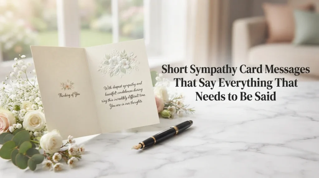 Short Sympathy Card Messages That Say Everything That Needs to Be Said