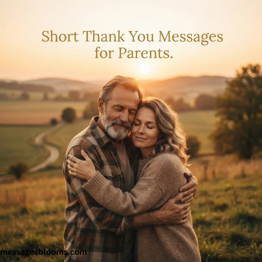 Short Thank You Messages for Parents