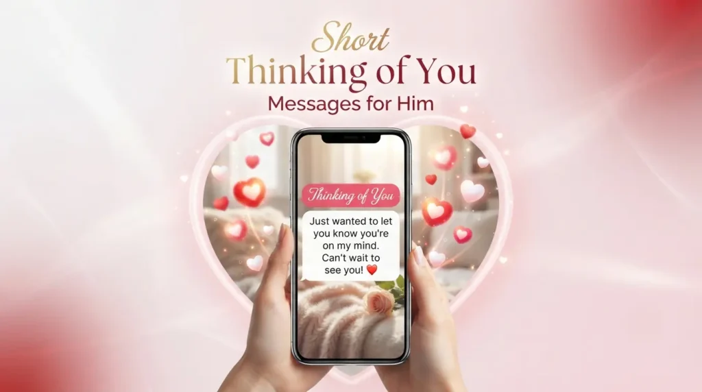 Short Thinking of You Messages for Him