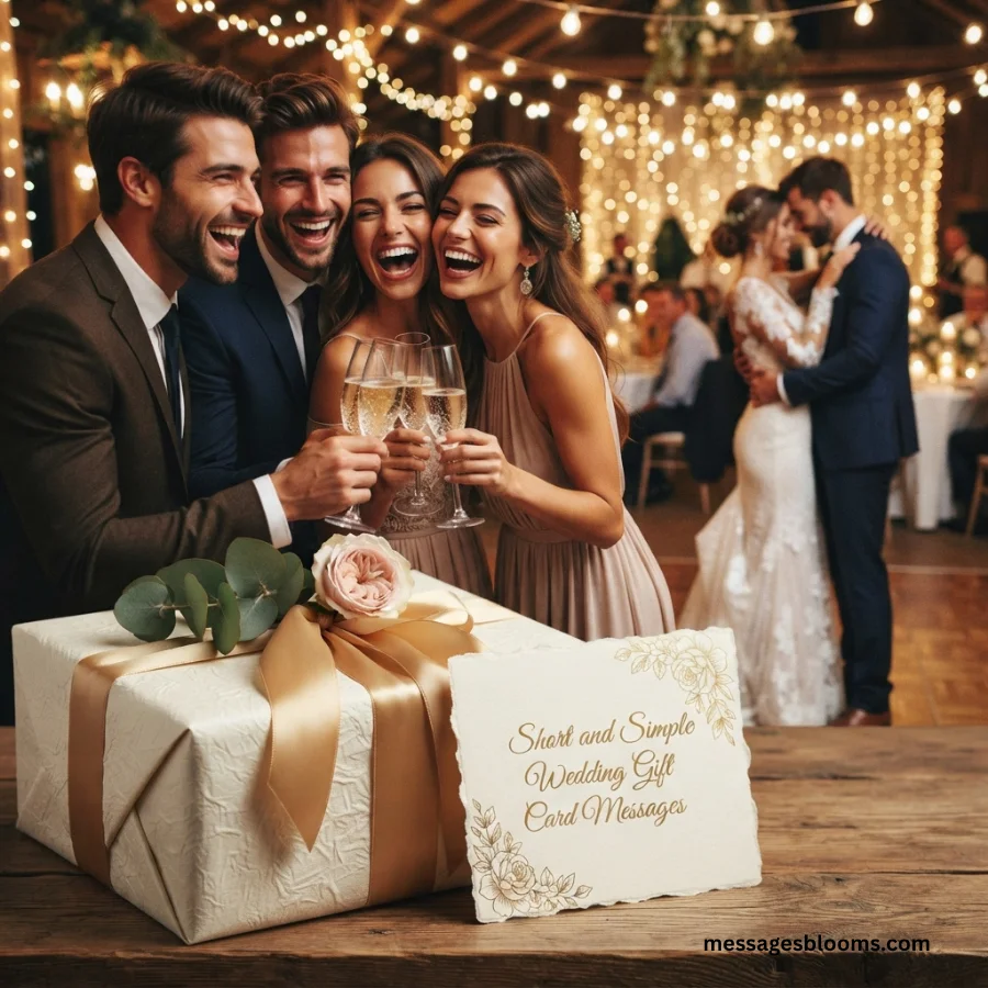 Short and Simple Wedding Gift Card Messages