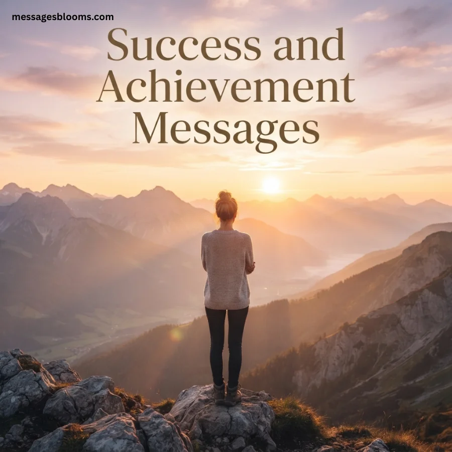 Success and Achievement Messages