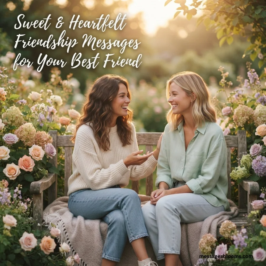 Sweet & Heartfelt Friendship Messages for Your Best Friend