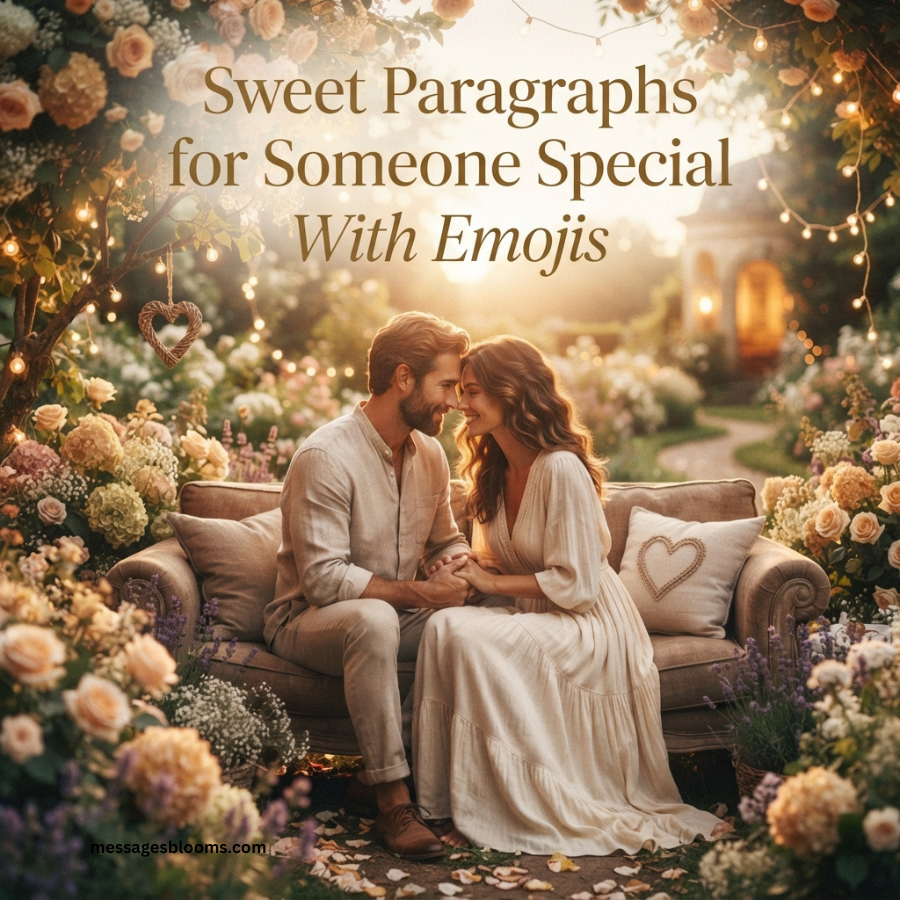 Sweet Paragraphs for Someone Special With Emojis