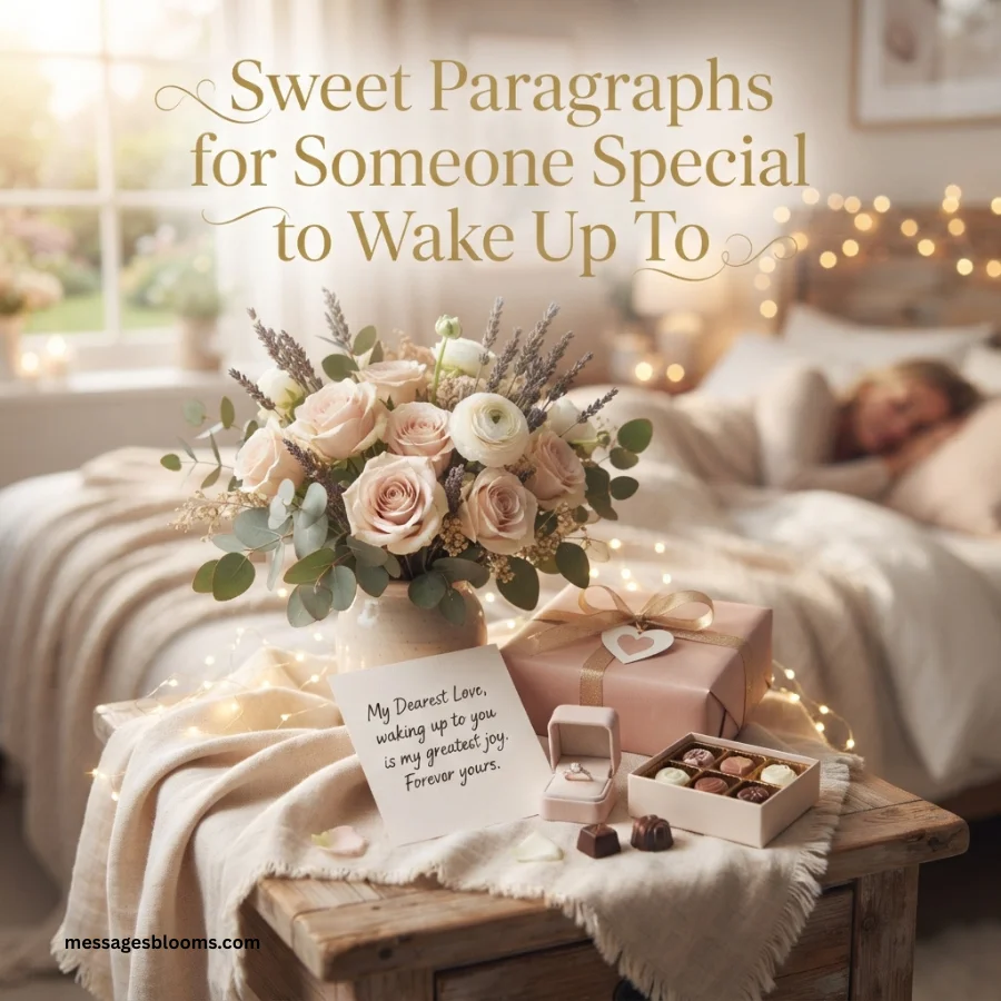 Sweet Paragraphs for Someone Special to Wake Up To