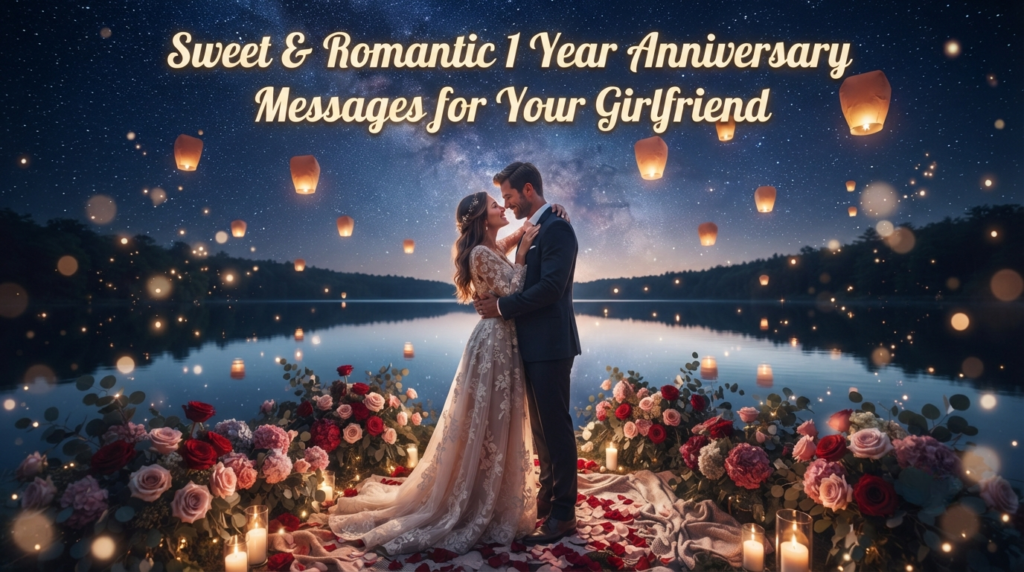 Sweet & Romantic 1 Year Anniversary Messages for Your Girlfriend