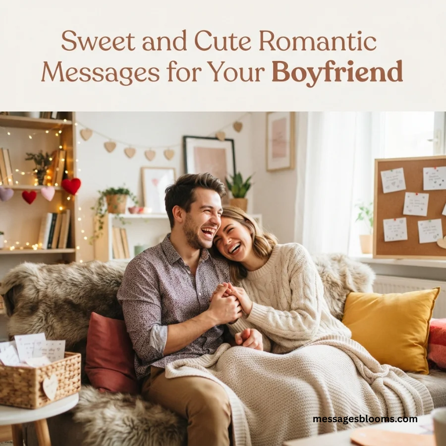 Sweet and Cute Romantic Messages for Your Boyfriend