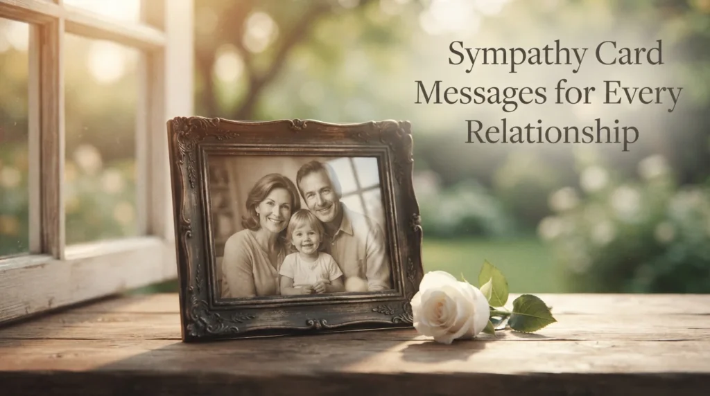 Sympathy Card Messages for Every Relationship