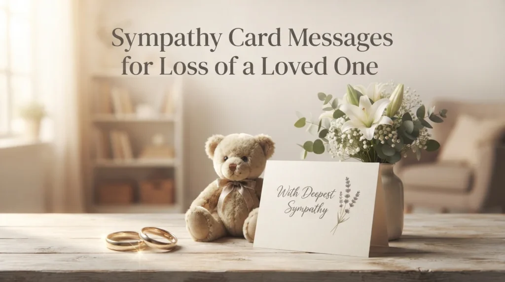 Sympathy Card Messages for Loss of a Loved One