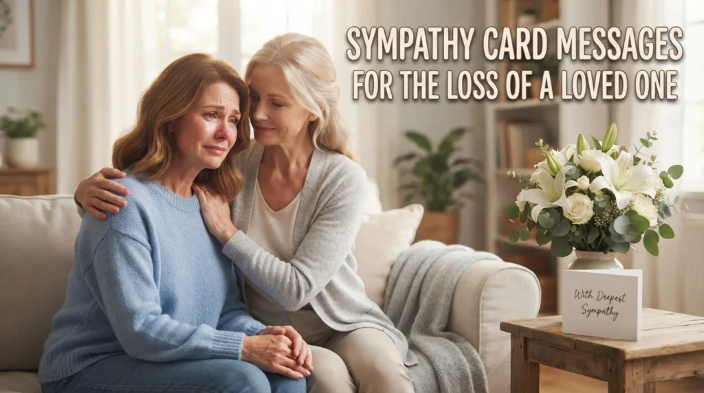 Sympathy Card Messages for the Loss of a Loved One